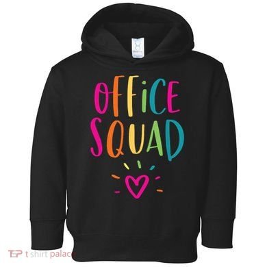 Office Squad Administrative Assistant Gift School Secretary Toddler Hoodie