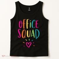 Office Squad Administrative Assistant Gift School Secretary Tank Top thumb 2