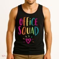 Office Squad Administrative Assistant Gift School Secretary Tank Top thumb 3
