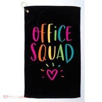 Office Squad Administrative Assistant Gift School Secretary Golf Towel thumb 0