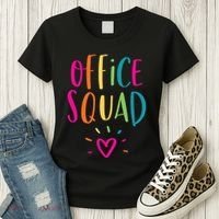 Office Squad Administrative Assistant Gift School Secretary Women's T-Shirt thumb 3
