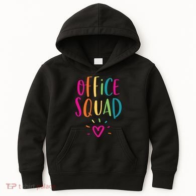Office Squad Administrative Assistant Gift School Secretary Kids Hoodie