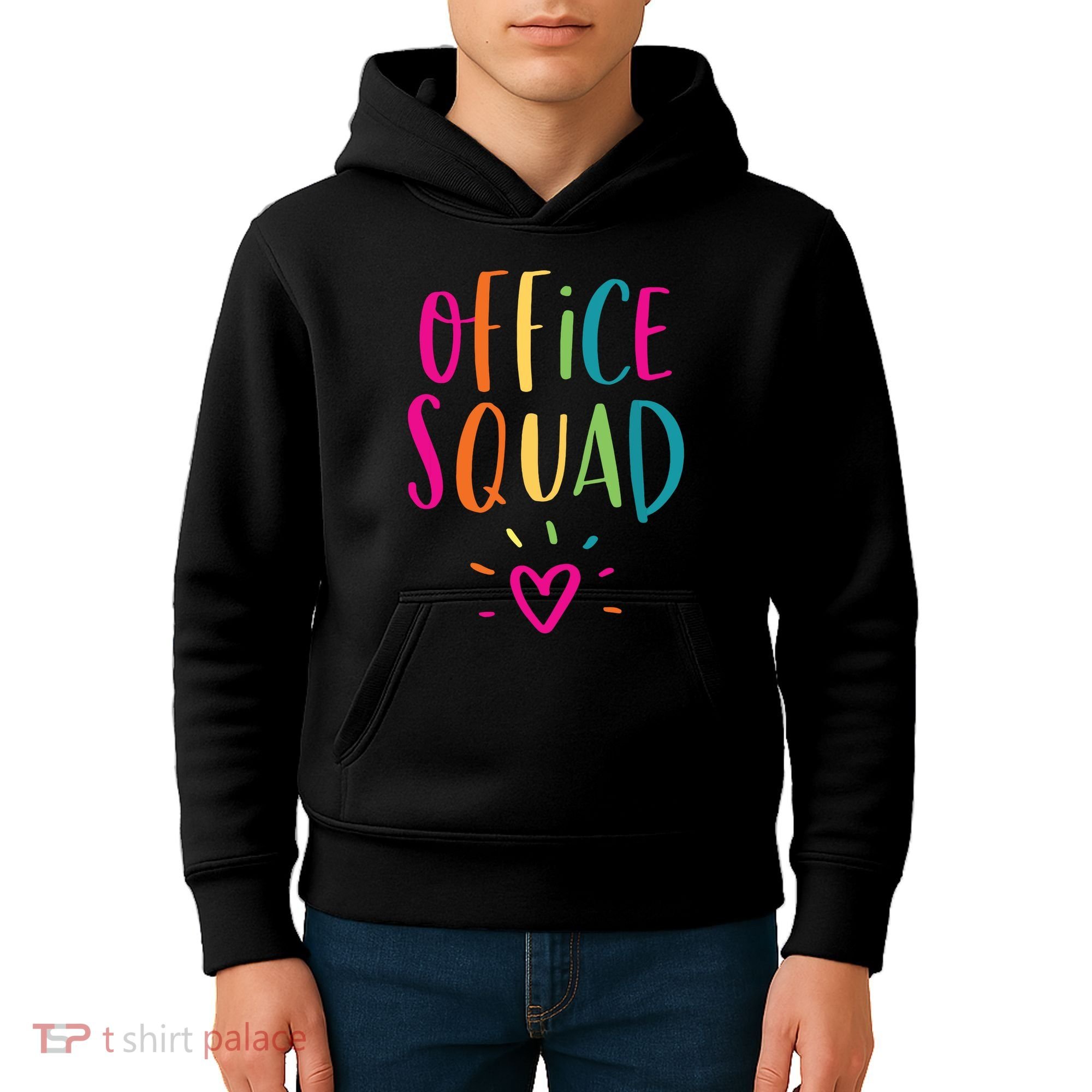 Office Squad Administrative Assistant Gift School Secretary Kids Hoodie