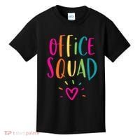 Office Squad Administrative Assistant Gift School Secretary Kids T-Shirt thumb 0