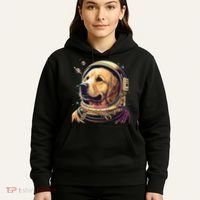 Outer Space Astronaut Golden Retriever Lover Dog Lover Hoodie thumb 5