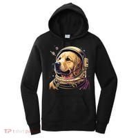 Outer Space Astronaut Golden Retriever Lover Dog Lover Women's Hoodie thumb 0