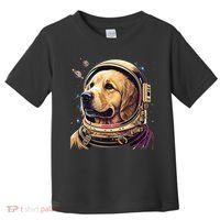 Outer Space Astronaut Golden Retriever Lover Dog Lover Toddler T-Shirt thumb 0