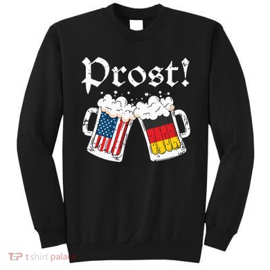 Oktoberfest Shirts American German Flag Beer Prost Sweatshirt