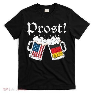 Oktoberfest Shirts American German Flag Beer Prost T-Shirt