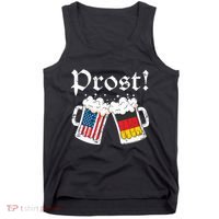 Oktoberfest Shirts American German Flag Beer Prost Tank Top thumb 0