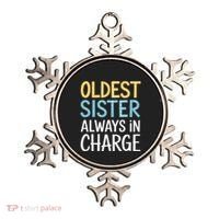 Oldest Sister Always In Charge Oldest Child Ornament thumb 0