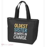 Oldest Sister Always In Charge Oldest Child Tote Bag thumb 3