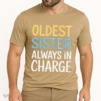 Oldest Sister Always In Charge Oldest Child Cooling Performance Crew T-Shirt thumb 2