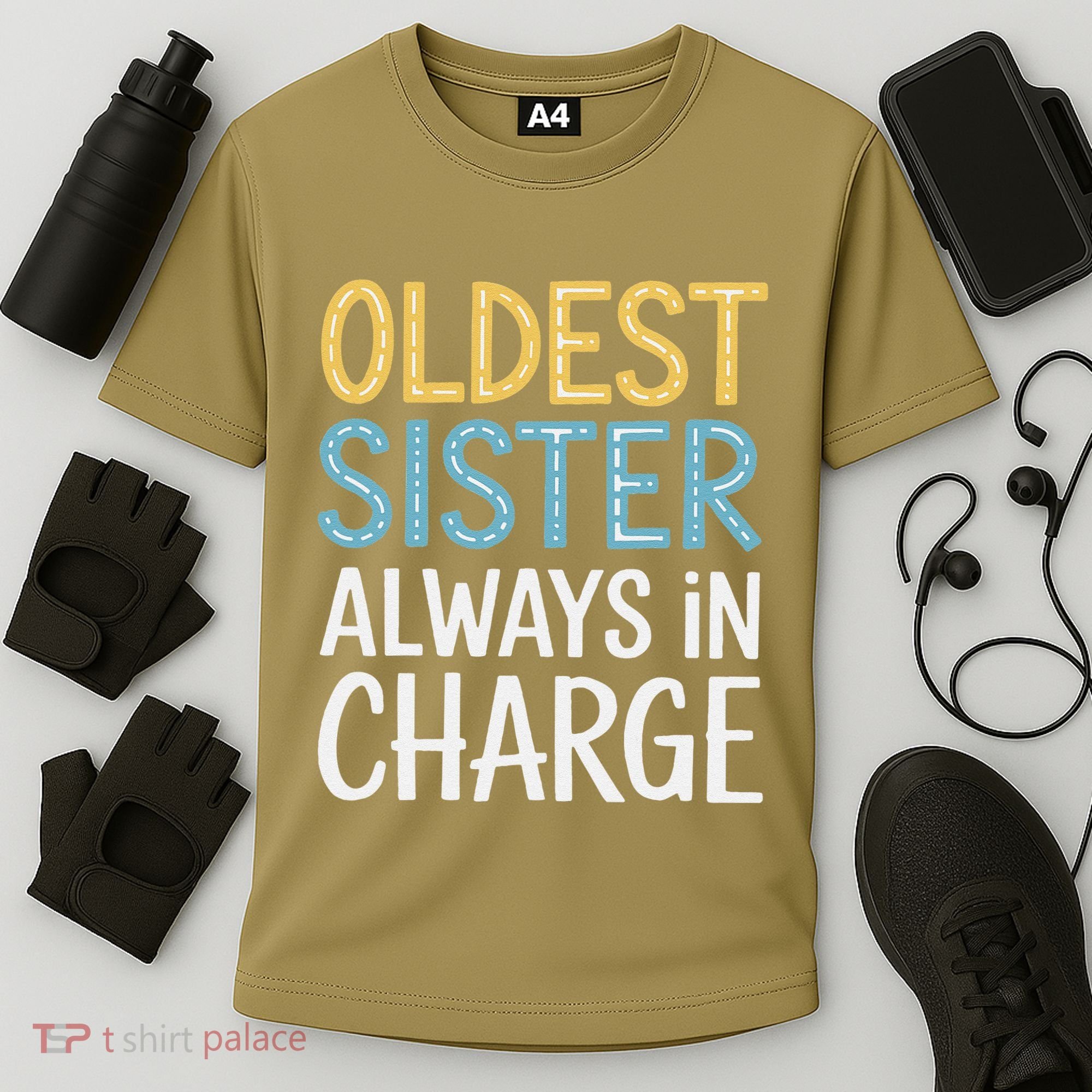 Oldest Sister Always In Charge Oldest Child Cooling Performance Crew T-Shirt