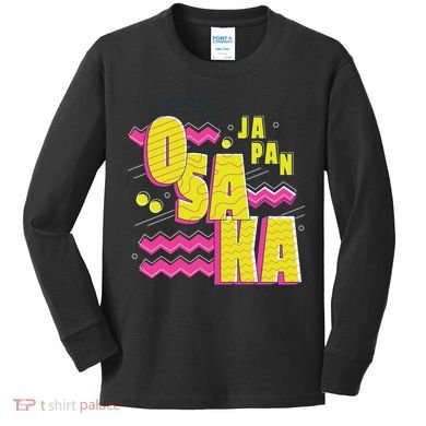Osaka Japan Kids Long Sleeve Shirt