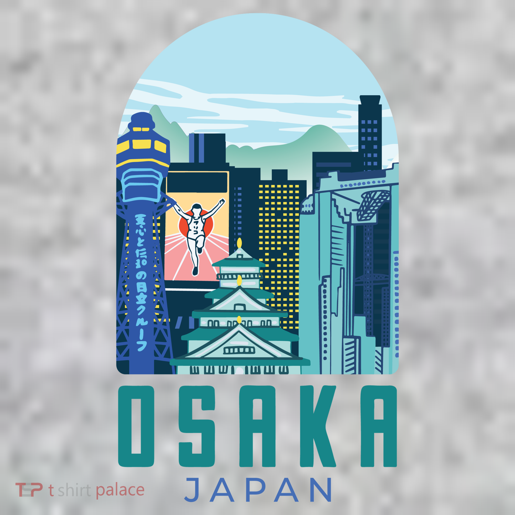 Osaka Japan City Kids T-Shirt