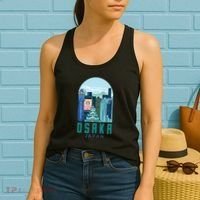 Osaka Japan City Women's Tank Top thumb 2