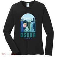 Osaka Japan City Women's Long Sleeve Shirt thumb 0
