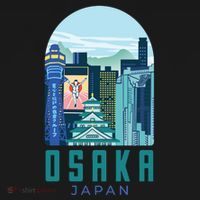 Osaka Japan City Women's Long Sleeve Shirt thumb 2