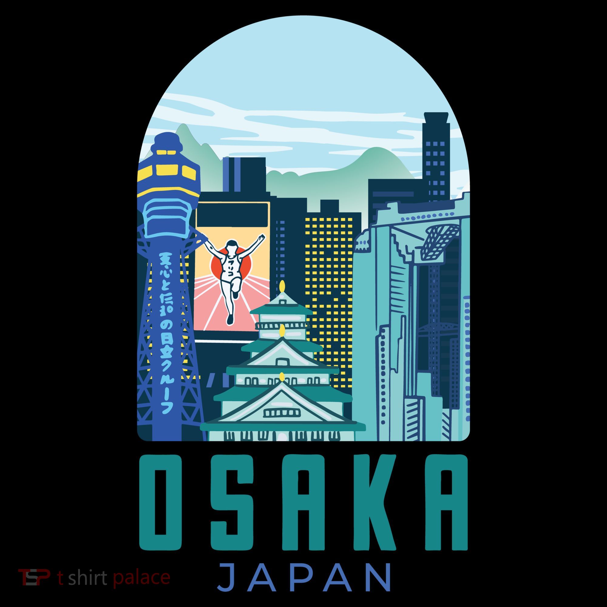 Osaka Japan City Women's T-Shirt