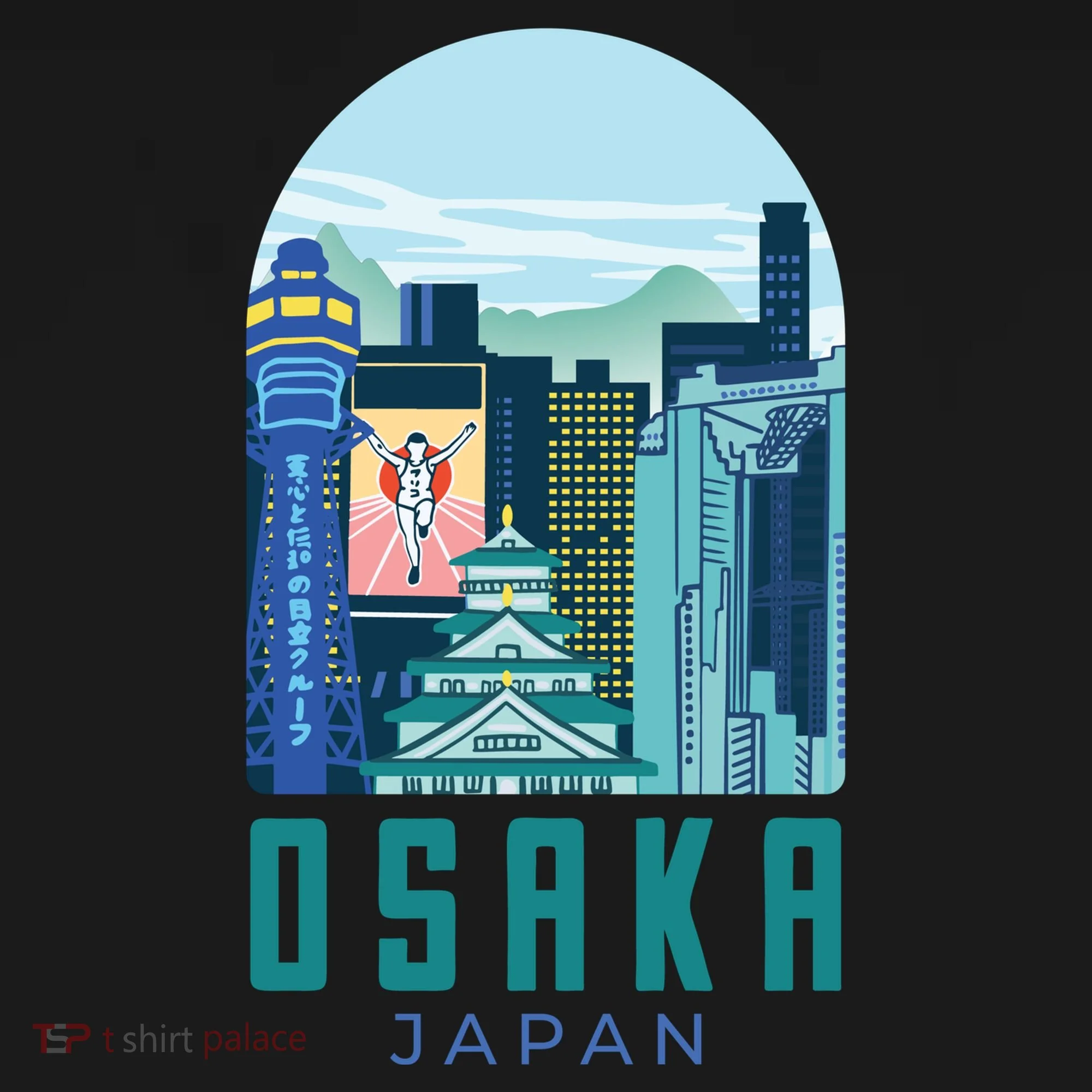 Osaka Japan City Women's T-Shirt