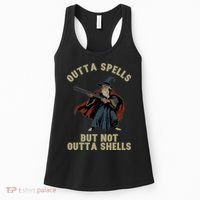 Outta Spells But Not Outta Shells Wizard Fantasy Meme Women's Tank Top thumb 0