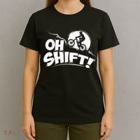 Oh Shift! Bicycle For Bike Riders & Cyclists T-Shirt thumb 4