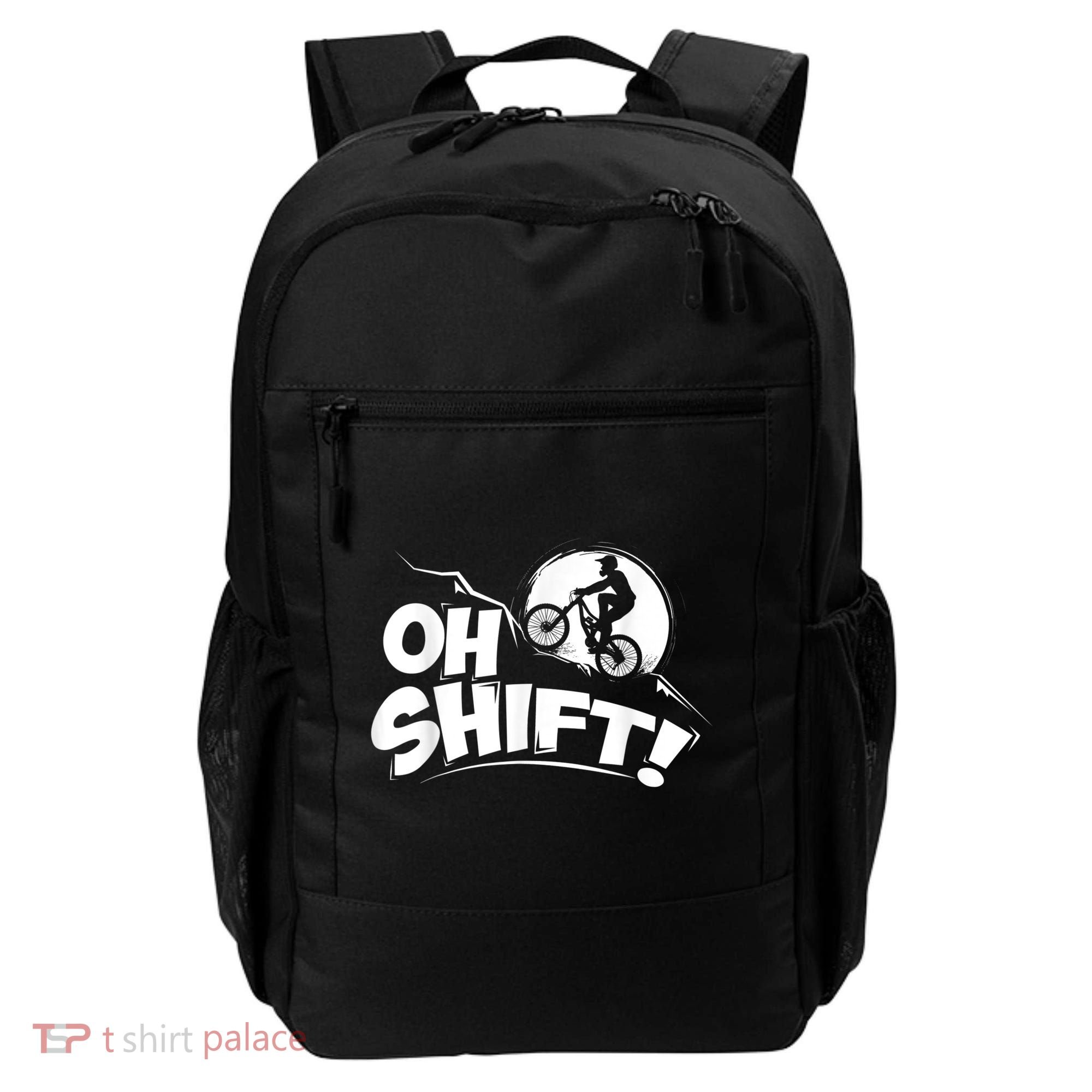 Oh Shift! Bicycle For Bike Riders & Cyclists Backpack