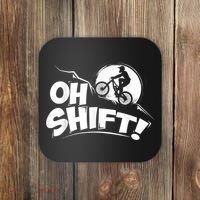 Oh Shift! Bicycle For Bike Riders & Cyclists Coaster thumb 0