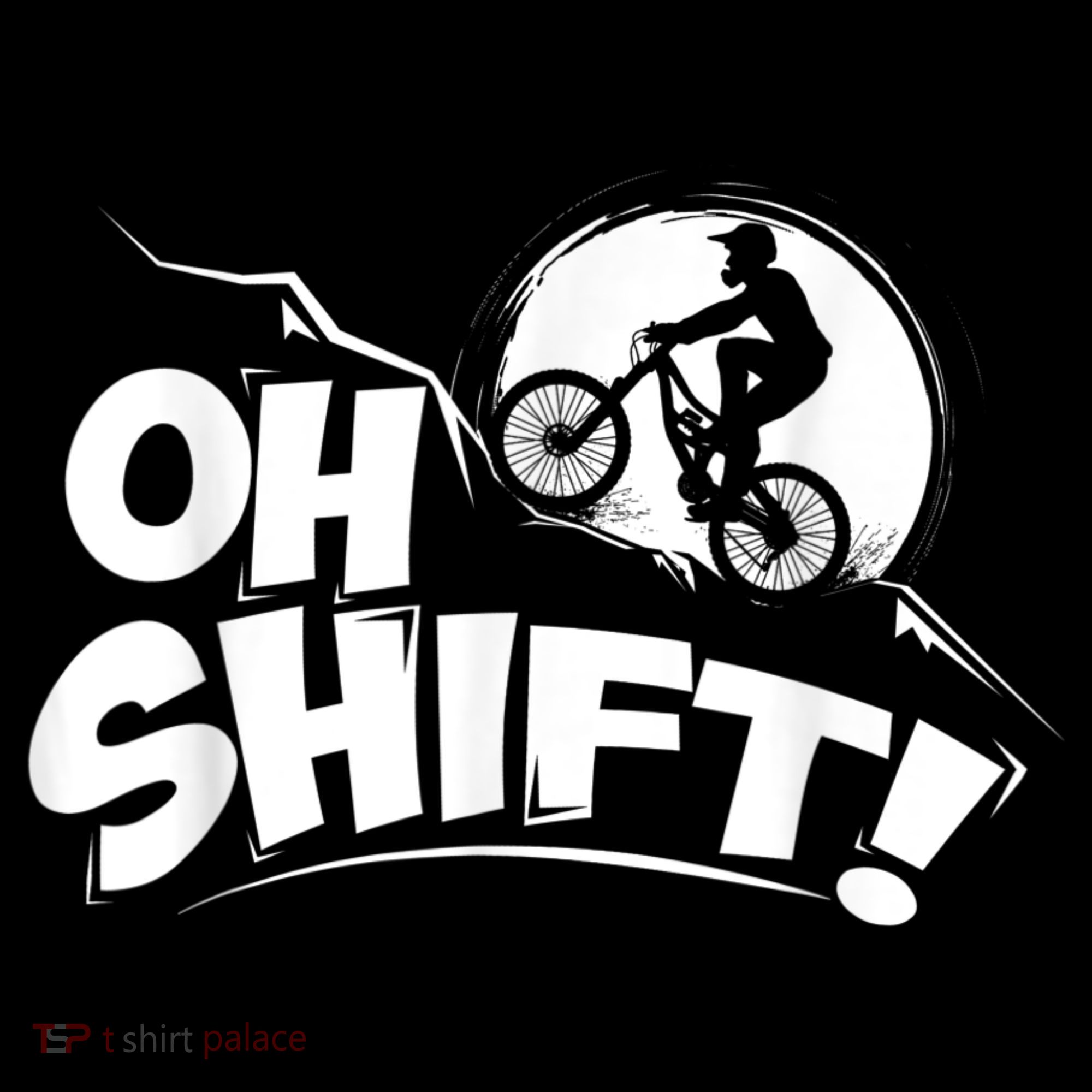 Oh Shift! Bicycle For Bike Riders & Cyclists Ornament