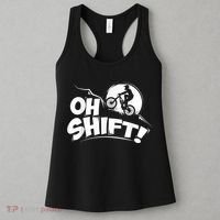 Oh Shift! Bicycle For Bike Riders & Cyclists Women's Tank Top thumb 3