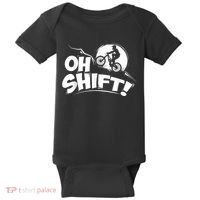 Oh Shift! Bicycle For Bike Riders & Cyclists Baby Bodysuit thumb 0