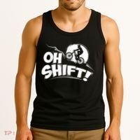 Oh Shift! Bicycle For Bike Riders & Cyclists Tank Top thumb 3