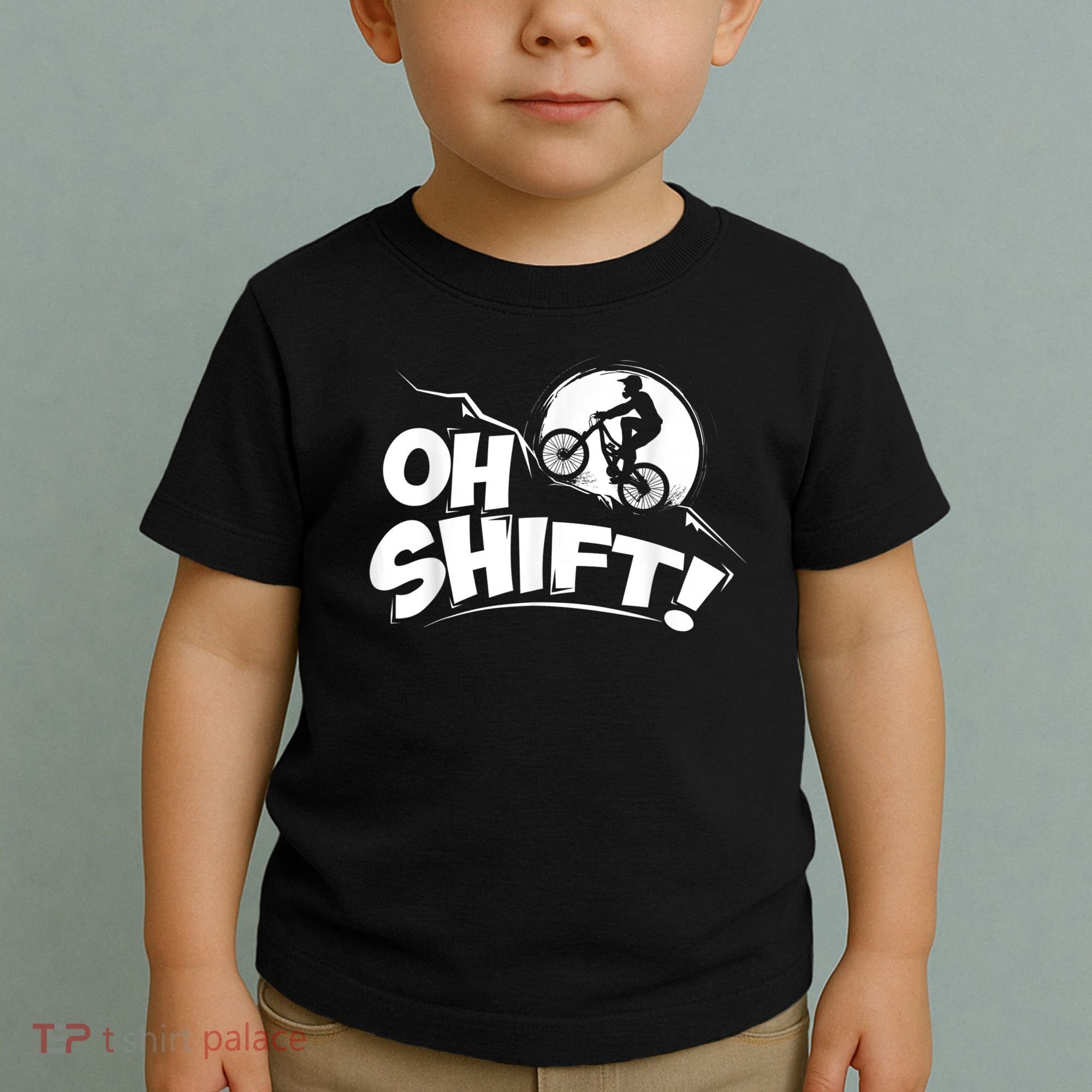 Oh Shift! Bicycle For Bike Riders & Cyclists Toddler T-Shirt