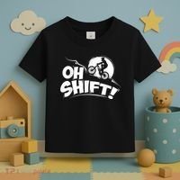 Oh Shift! Bicycle For Bike Riders & Cyclists Toddler T-Shirt thumb 3