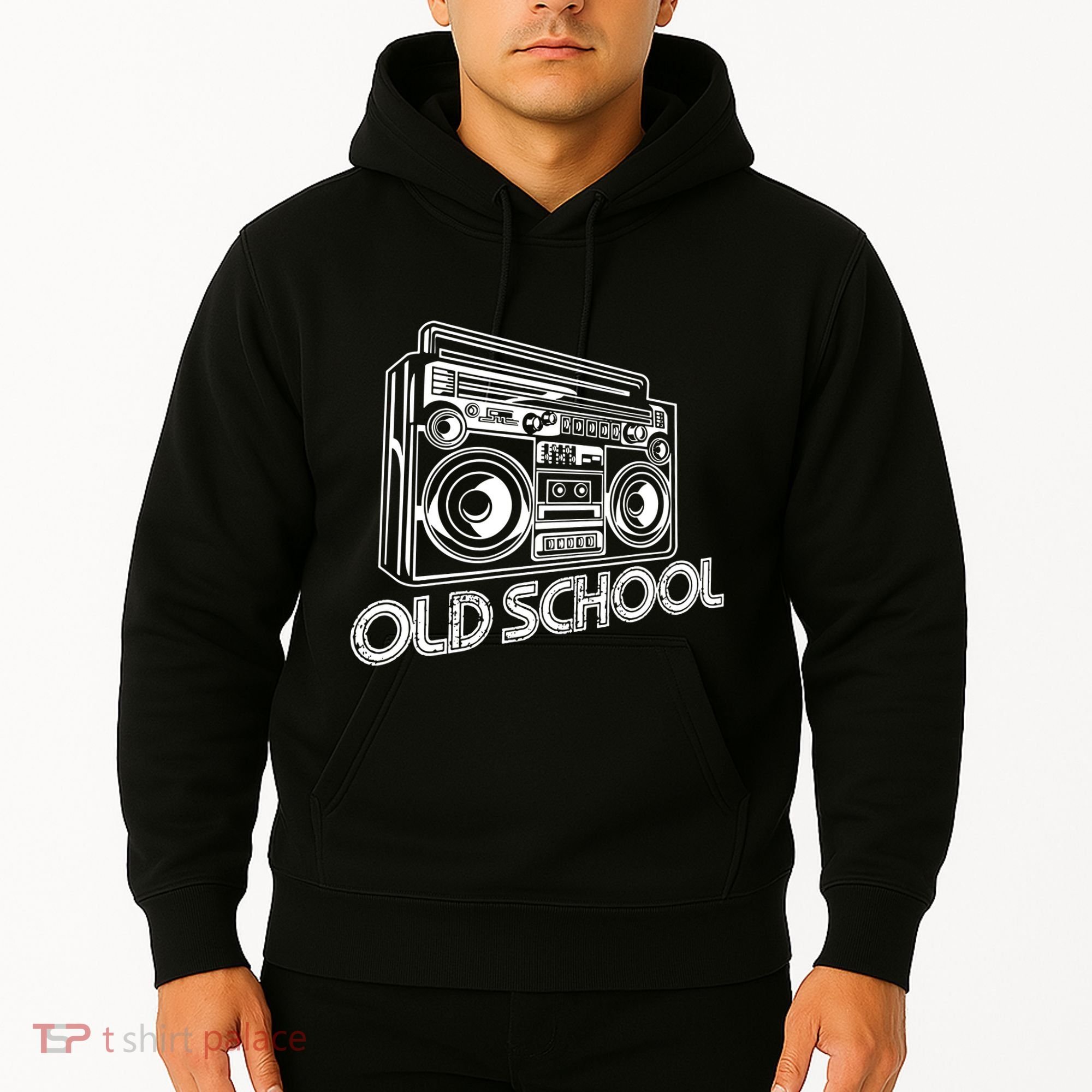 Old School Boombox 80s Rap Hoodie