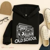 Old School Boombox 80s Rap Hoodie thumb 4