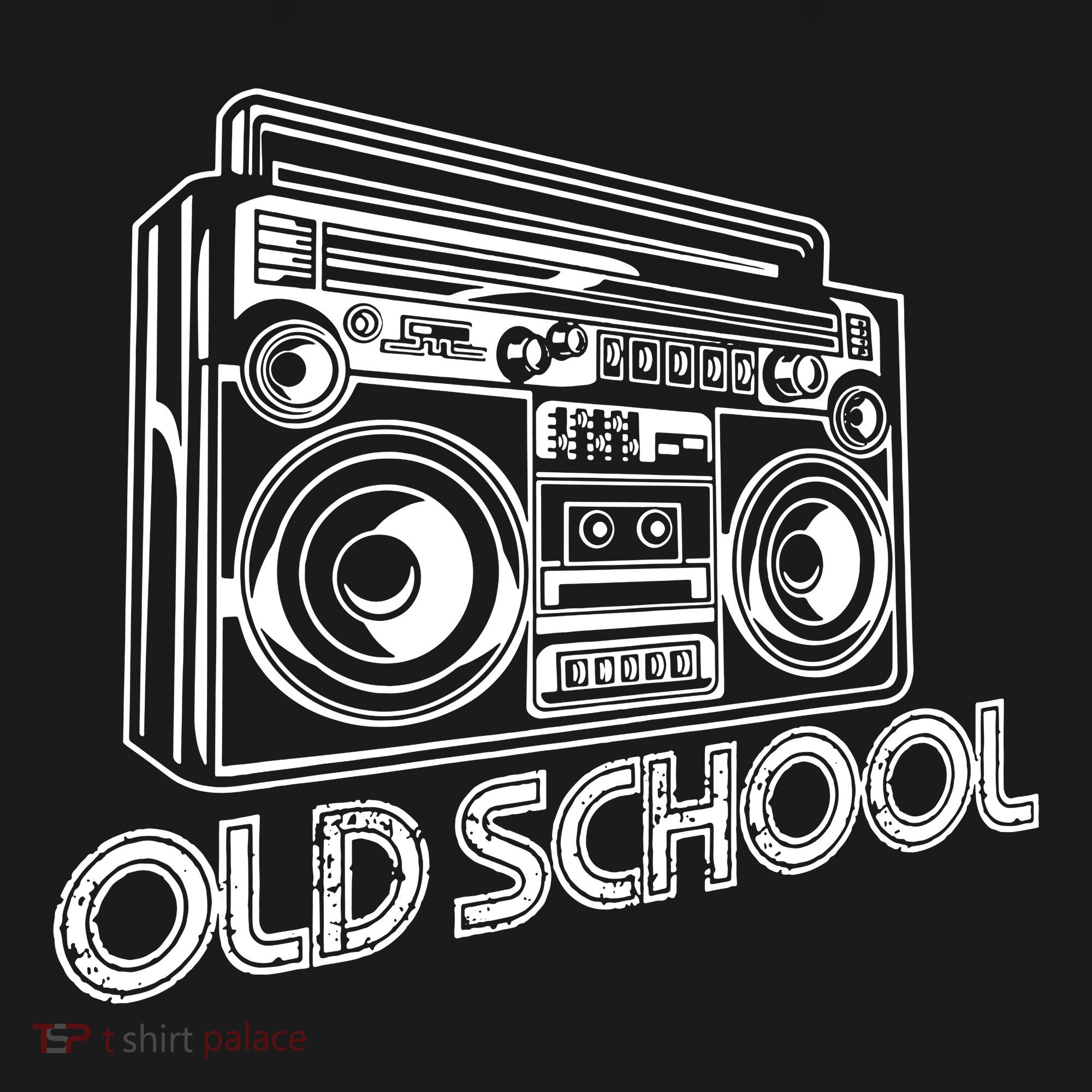 Old School Boombox 80s Rap Hoodie