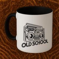 Old School Boombox 80s Rap Coffee Mug thumb 2