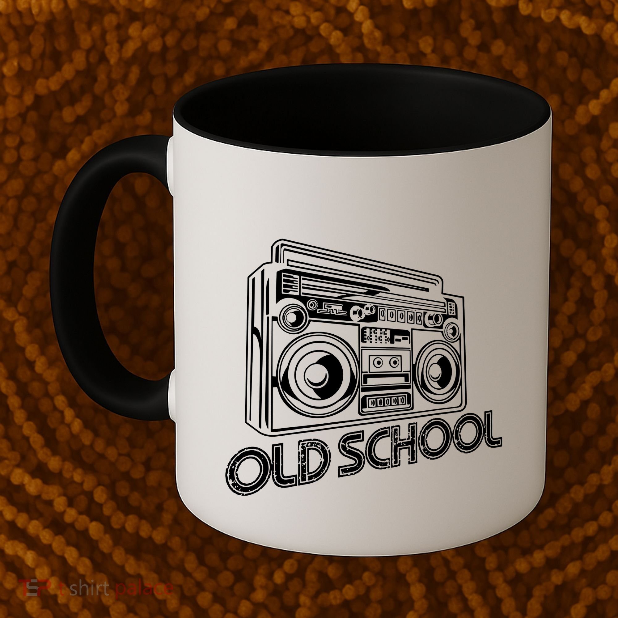 Old School Boombox 80s Rap Coffee Mug