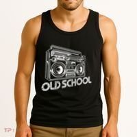 Old School Boombox 80s Rap Tank Top thumb 3
