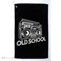 Old School Boombox 80s Rap Golf Towel thumb 0