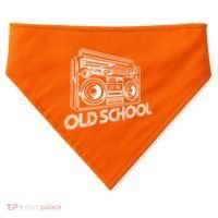 Old School Boombox 80s Rap USA-Made Doggie Bandana thumb 0