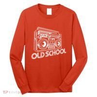Old School Boombox 80s Rap Long Sleeve Shirt thumb 0