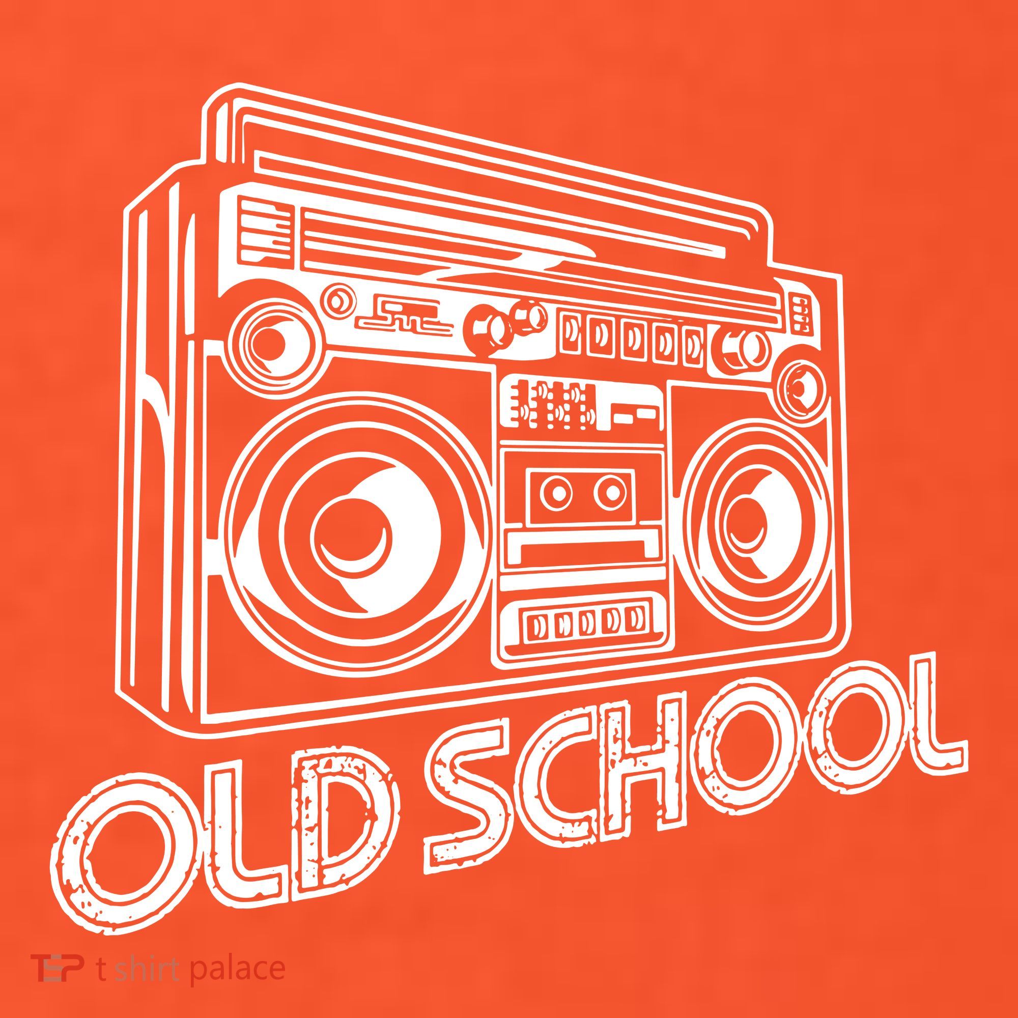 Old School Boombox 80s Rap T-Shirt