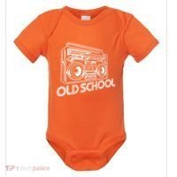 Old School Boombox 80s Rap Baby Bodysuit thumb 0