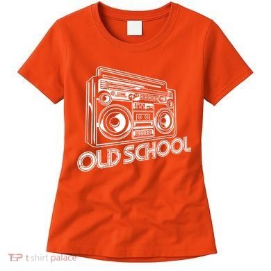 Old School Boombox 80s Rap Women's T-Shirt
