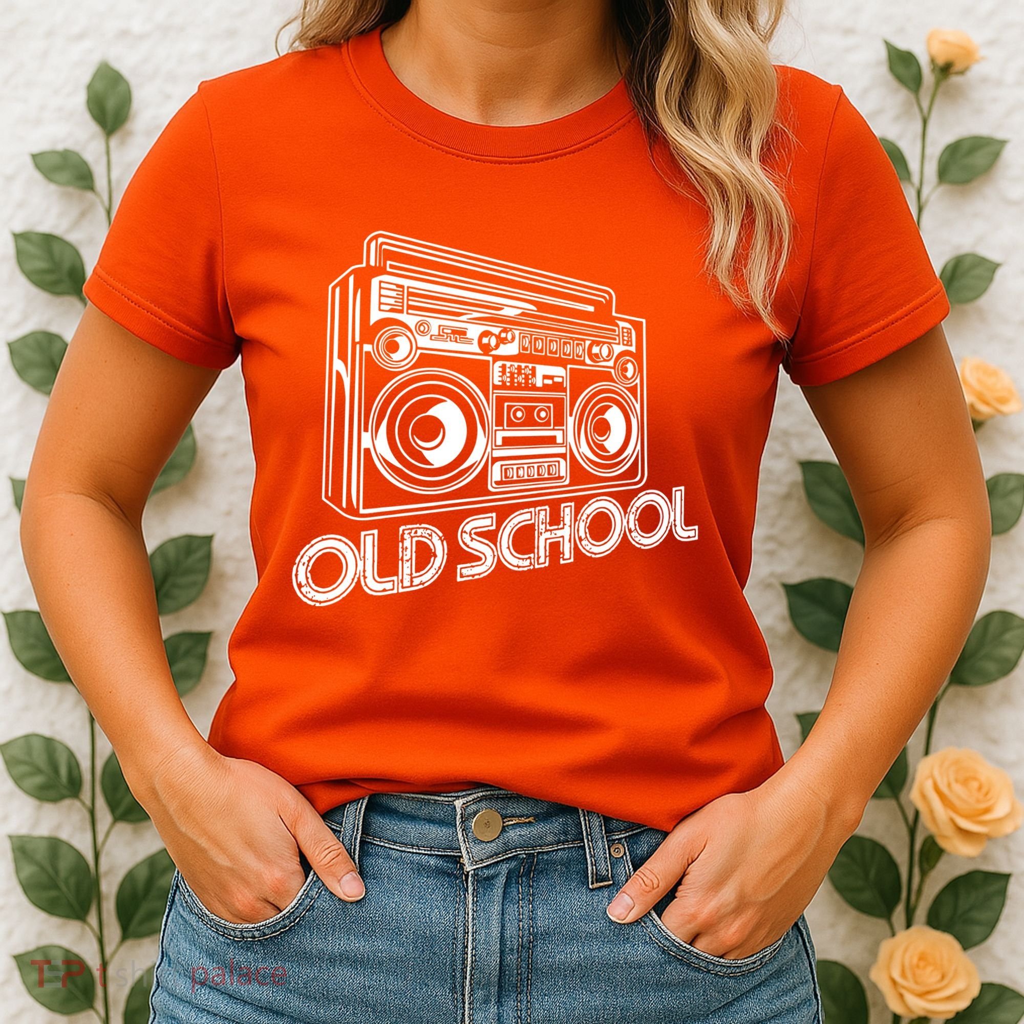 Old School Boombox 80s Rap Women's T-Shirt