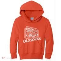 Old School Boombox 80s Rap Kids Hoodie thumb 0