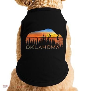 Oklahoma Sunset Buffalo Doggie Tank